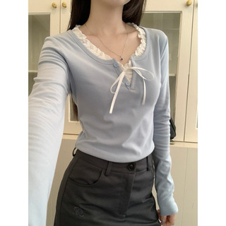 ÁO KIỂU PHỐI BÈO REN CỘT BOONG STORE LULA33