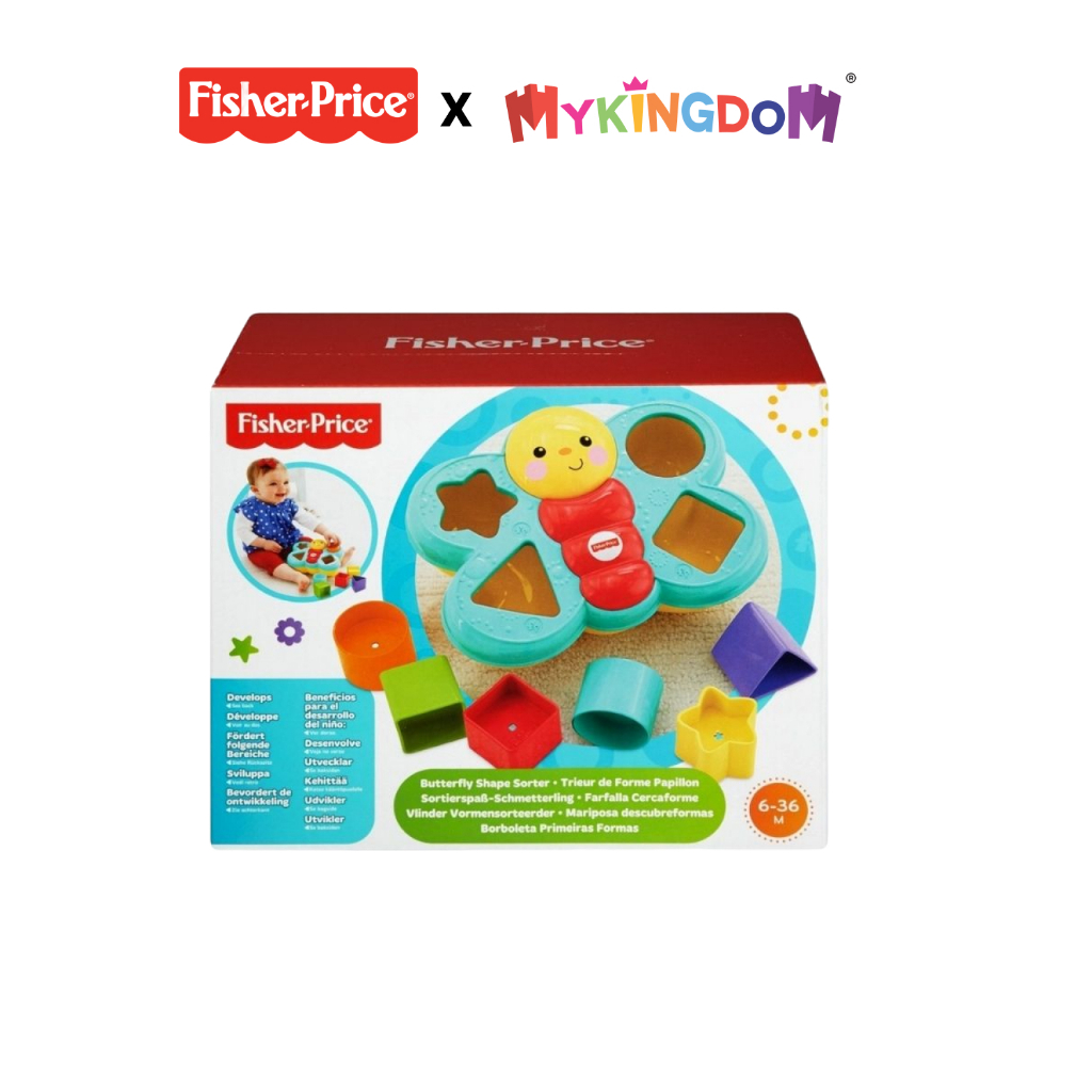 Đồ Chơi FISHER PRICE 19 Nhận Dạng Hình Khối Chú Bướm Ngộ Nghĩnh CDC22