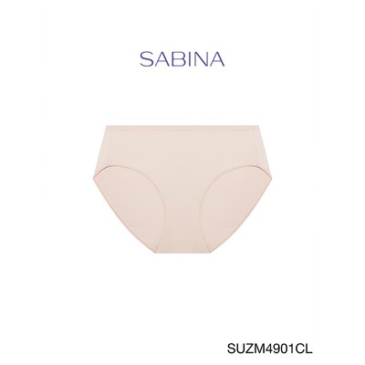 Quần Lót Lưng Vừa Cạp Cao Big Size Màu Trơn Panty Zone By Sabina SUZM4901 (size lớn)