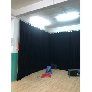 Phông Nền Màu Đen Studio, Background Chụp Ảnh, Lookbook Hoặc Livestream Kích Thước 3mx3m