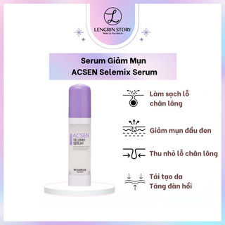 Serum Giảm Mụn Troiareuke ACSEN Selemix Serum Giúp Thông Thoáng Lỗ Chân Lông Giảm Mụn Đầu Đen