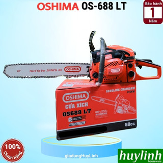 Máy cưa xích chạy xăng Oshima OS-688 - 50cm - Lam trượt