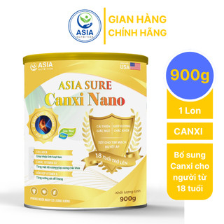 Sữa Canxi Asia Nutrition bổ sung canxi, tăng cường sức khoẻ nguyên liệu nhập khẩu USA hộp 900g