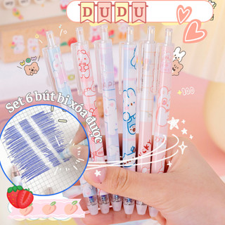 Bút bi xóa được ngòi 0.5mm mực xanh