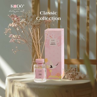 Tinh Dầu Que Gỗ Khuếch Tán Hương Nước Hoa KODO Classic Kèm 6 Que Dùng Thơm Phòng, Spa, Khách Sạn, Toilet Chai 120ml