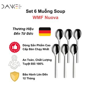 Muỗng ăn súp wmf nuova - set 6 cái - thương hiệu đến từ đức