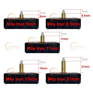 Máy đồng hồ treo tường trục Dài kim trôi chạy êm