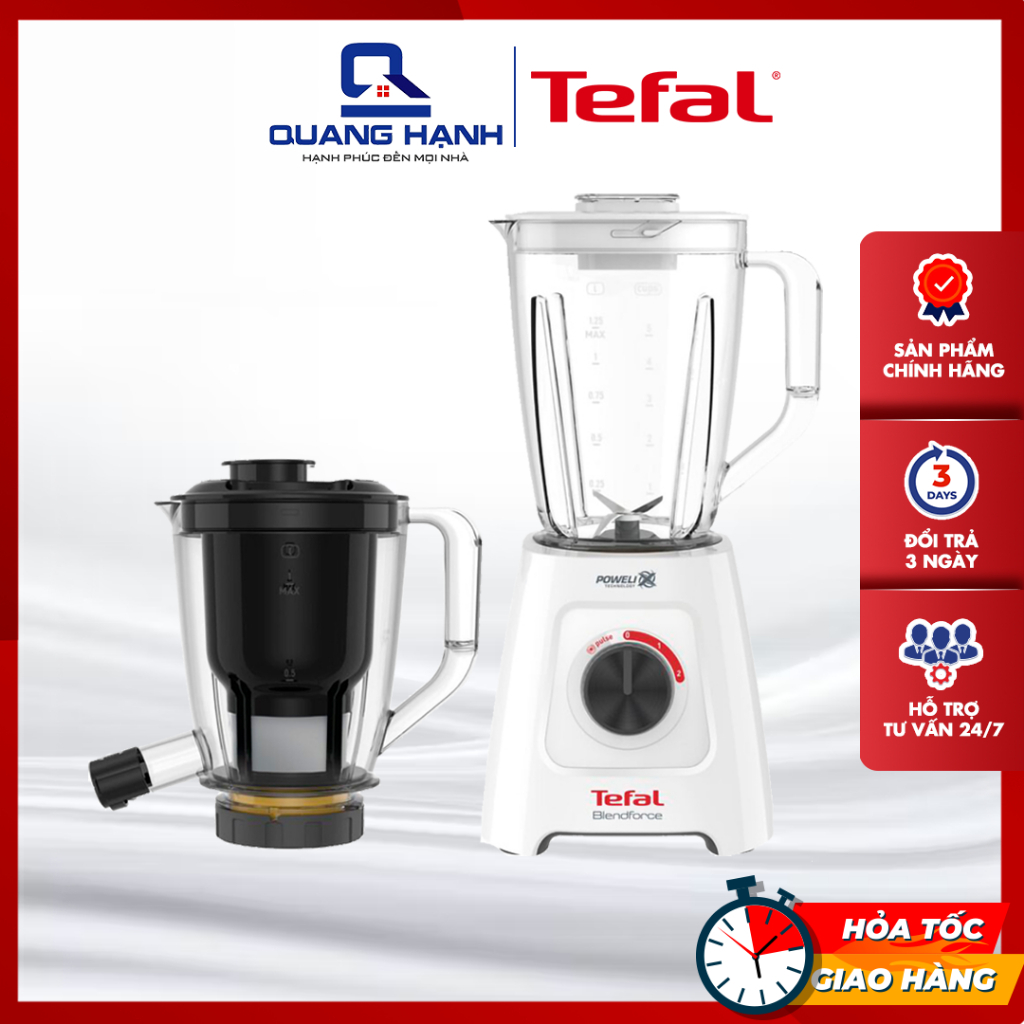 Máy xay sinh tố đa năng Tefal BL42Q166, có cối ép trái cây