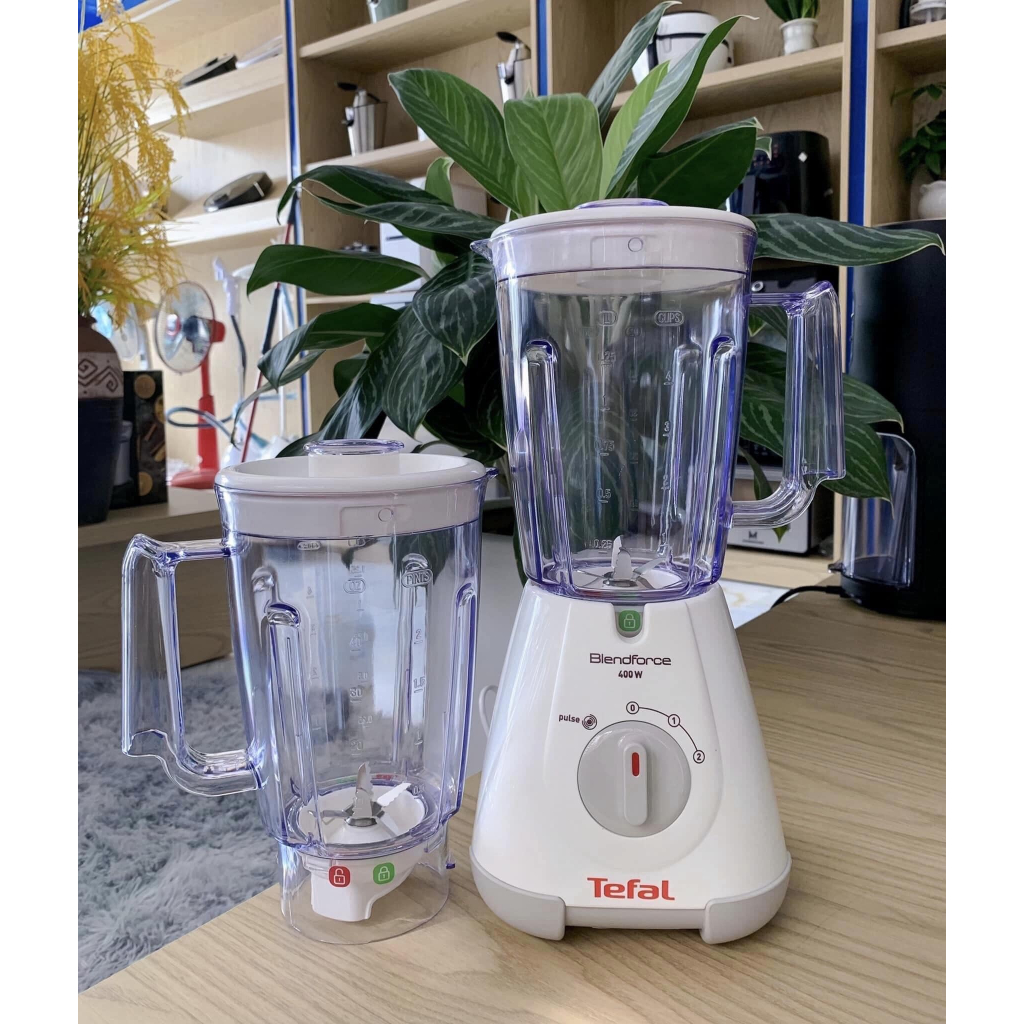 Máy xay sinh tố Tefal BL30A165 - 2 cối nhựa 1.25l linh hoạt sử dụng