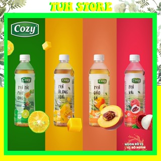 TRÀ COZY CHAI PET VỊ TRÀ TẮC MẬT ONG / TRÀ VẢI / TRÀ ĐÀO SẢ / TRÀ OLONG XOÀI-TUH