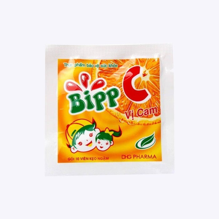 Combo 10 gói BIPP C kẹo ngậm bổ sung vitamin C