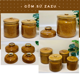 Vại Sành Muối Dưa Cà, Hũ Đựng Gạo Bát Tràng Cao Cấp của Gốm Sứ ZAZU