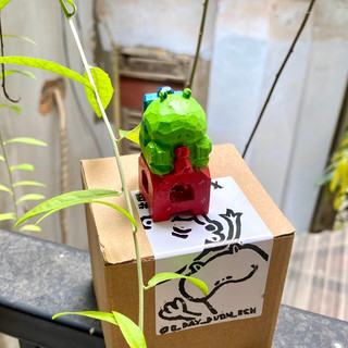 [Ở đây buôn Ếch] Blind Box - Ếch gỗ hộp mù