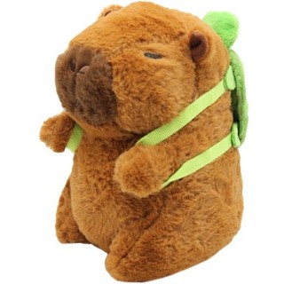 GẤU BÔNG CAPYBARA ĐEO BALO RÙA