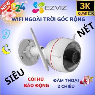 Camera Wifi Ezviz Ngoài Trời H3, C3W, H3C, C3TN 1080P 2K 3K, Camera Màu Ban Đêm C3N, Chính Hãng