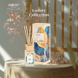 Tinh Dầu Que Gỗ Khuếch Tán Hương Nước Hoa KODO Luxury Kèm 6 Que Dùng Thơm Phòng, Spa, Khách Sạn, Toilet Lọ 150ml
