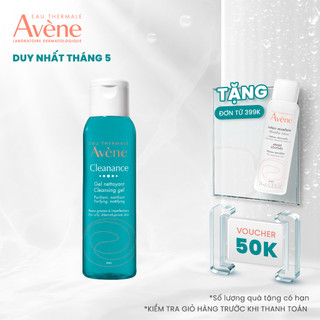 Gel rửa mặt tạo bọt cho da dầu nhạy cảm AVÈNE CLEANANCE CLEANSING GEL 100ml