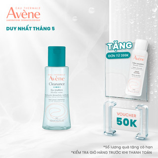 Nước tẩy trang sạch sâu cho da dầu nhạy cảm AVÈNE CLEANANCE MICELLAR WATER 100ml