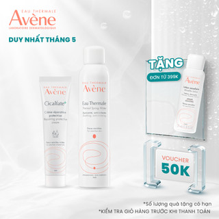 Bộ đôi hồi da tổn thương AVÈNE CICALFATE+ 40ml và xịt khoáng AVÈNE THERMAL SPRING WATER 300ML