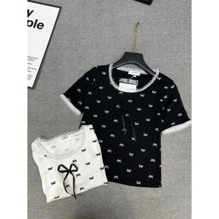 Áo Thun Nữ , Áo Babytee Phối Ren