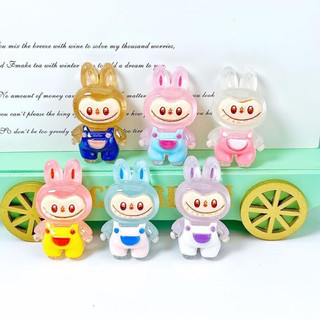 Blind box - Kẹo bí mật - Túi mù Labubu mini bên trong có charm marcaron - phát sáng - labubu đầu to