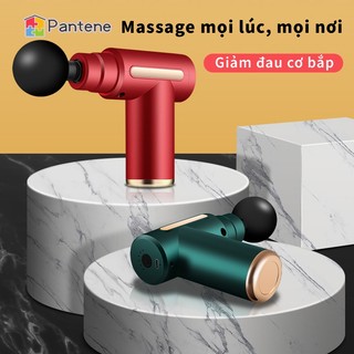 Máy massage cầm tay PANTENE, Súng massage mini cầm tay 6 cấp độ chuyên sâu đa năng, Máy massagge hỗ trợ xoa bóp
