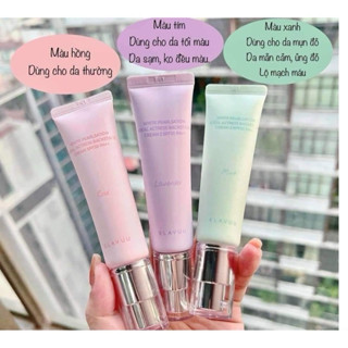 Kem lót, che khuyết điểm, chống nắng Klavuu chiết xuất ngọc trai Cao cấp Hàn Quốc White Pearlsation Cream SPF30 PA++