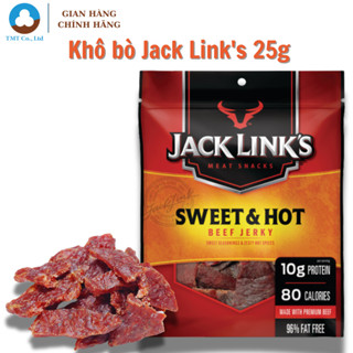 Khô bò Jack Link's 25g nhập khẩu New Zealand [01.08.2025]