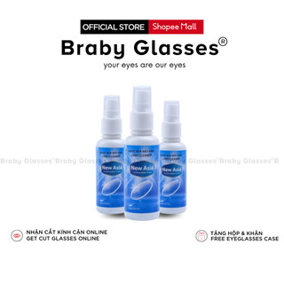 Nước xịt rửa mắt kính Braby chuyên dụng làm sạch chống bụi 60ml PK02
