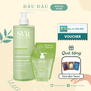 Sữa Rửa Mặt SVR Cho Da Dầu Mụn SRM Dạng Gel SVR Sebbiaclear Gel Moussant (400ml)