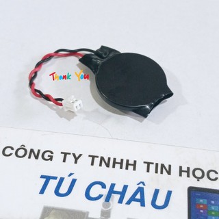 Pin Cmos 2032, CR2032, CR2032W - 3V / Dây 2 sợi 2 lổ, Đầu cắm: 2.5mm x 3.5mm