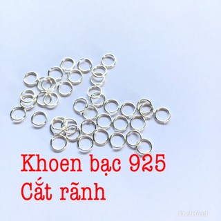 💥 Khoen tròn cắt rãnh, có BẠC TA 925