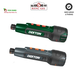 Máy vặn vít mini dùng pin 4v dekton dk-cv0402 - dò điện không chạm - tặng 8 mũi vít
