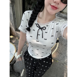 Áo Thun Nữ , Áo Babytee Phối Ren
