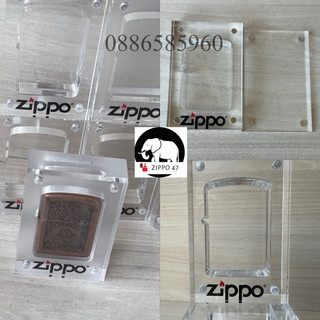 Hộp Zippo Mica Trong Suốt Nắp Nam Châm