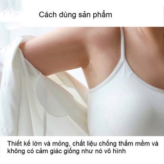Combo 10 Miếng Dán Thấm Mồ Hôi Nách, Miếng Dán Dưới Nách Áo