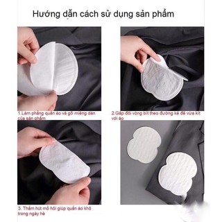 Combo 10 Miếng Dán Thấm Mồ Hôi Nách, Miếng Dán Dưới Nách Áo