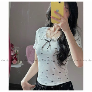 Áo Thun Nữ , Áo Babytee Phối Ren