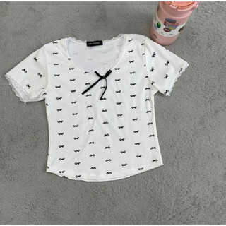 Áo Thun Nữ , Áo Babytee Phối Ren