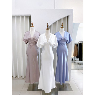 ĐẦM LỤA DÀI DÁNG TAY CÁNH DƠI CALIESTORE