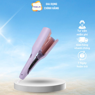 Máy Uốn Tóc Xoăn Sóng Nước Hippie 32mm Chất Liệu Gốm Sứ Ceramic Dễ Sử Dụng Cao Cấp - didooglt