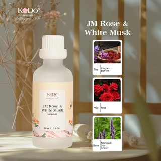 Tinh Dầu Nước Hoa KODO JM Rose & White Musk Hương Gỗ Trầm Làm Thơm Phòng, Không Gian, Quần Áo - Signature - 10/50/100ml