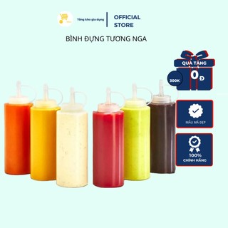 Bình Nhựa Đựng Tương , Chai Nhựa Đựng Sốt nhiều kích thước