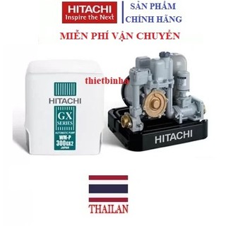 Máy bơm nước tăng áp hitachi wm-p300gx2-spv, made in thái lan