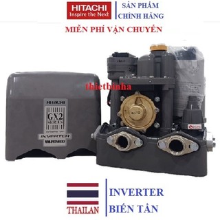 Máy bơm nước tăng áp Hitachi WM-PV400GX2-SPV-Inverter, bảo hành 1 năm