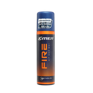 Xịt khử mùi X-men Fire active thơm mạnh mẽ chai 140ml