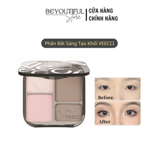 Phấn Tạo Khối Và Bắt Sáng VEECCI, Lê Màu Tự Nhiên Bền Màu