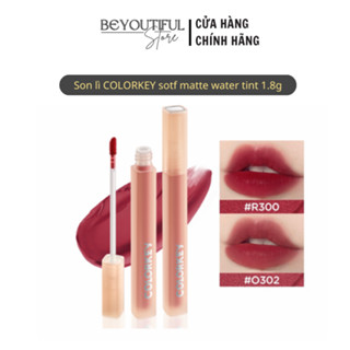 Son Kem Lì COLORKEY Dạng Nước, Hiệu Ứng Làm Mờ Môi, Mịn Lì Lâu Trôi 1.8g