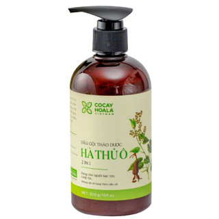 Dầu gội thảo dược Hà Thủ Ô cocayhoala 2in1 kích thích mọc tóc, giảm rụng tóc, bạc tóc 300g