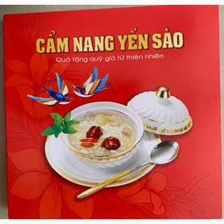 10 TỜ CẨM NANG YẾN SÀO CÓ 4 TRANG 2 MẶT LOẠI DÀY, CÁN MÀNG BÓNG